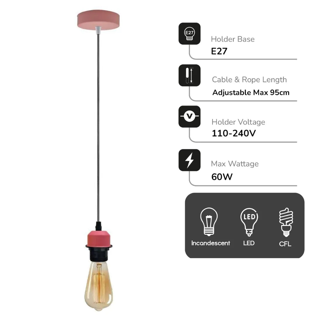 suspension E27 - Vintage