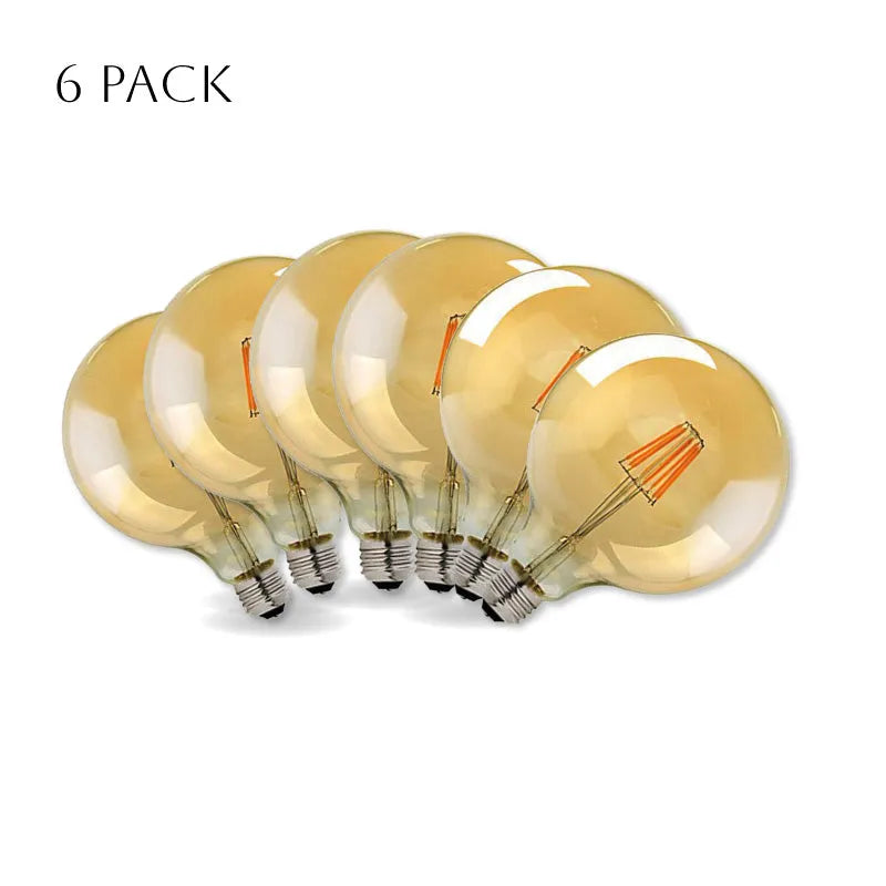 globe LED 8W conseillé pour ambiance chaleureuse