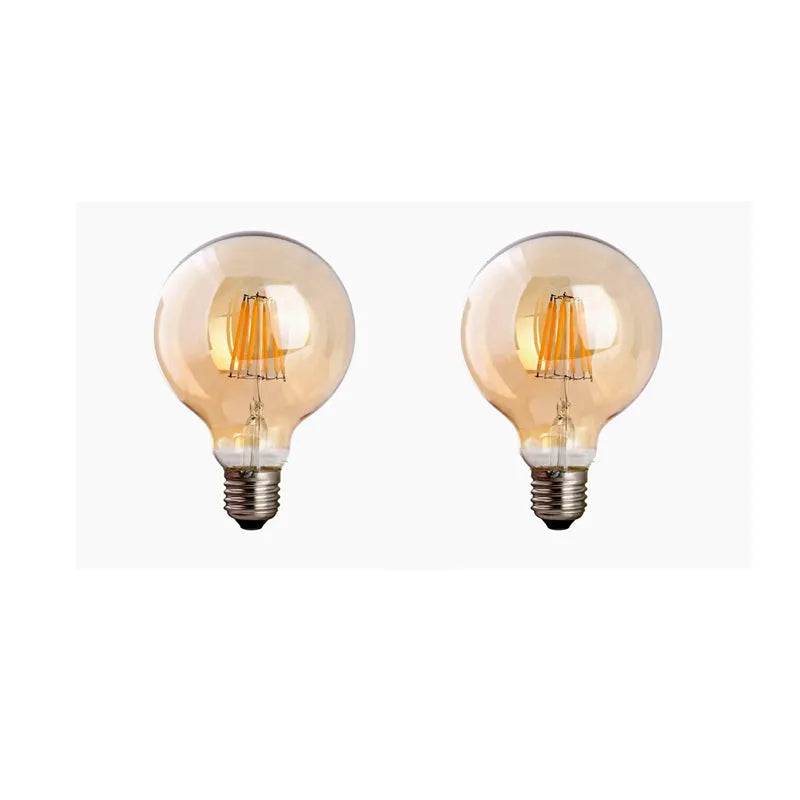 culot à vis E27 rétro à filament en verre antique pour un beau design Lot de 2