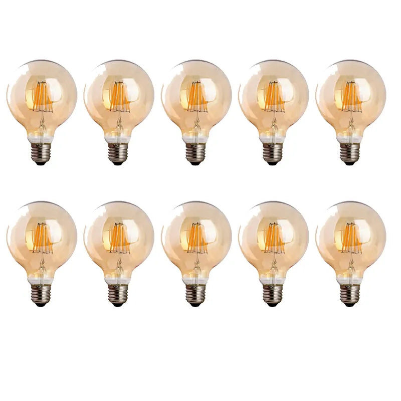 culot à vis E27 rétro à filament en verre antique pour un beau design Lot de 10