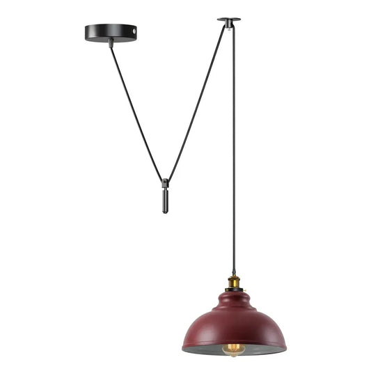 LEDSone Suspension avec poulie à contrepoids de style rustique ~2264