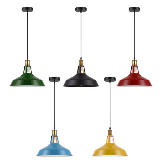 Suspension d'atelier vintage - Plafonnier Industrie De table à manger | Ø 30 cm | E27 ~2293