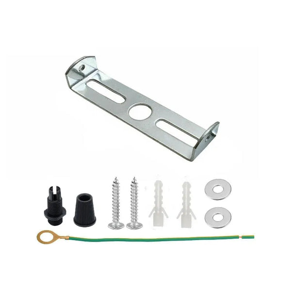 Support de fixation pour rosace de plafond avec accessoires