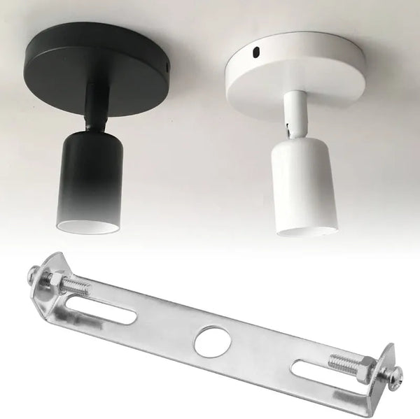 Support de fixation pour rosace de plafond avec accessoires (65 mm)