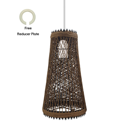 Rattan Shade With Reducer plate