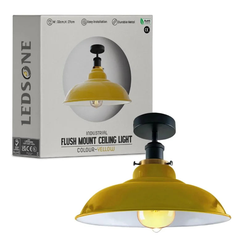Plafonnier vintage style ancien pour salon
