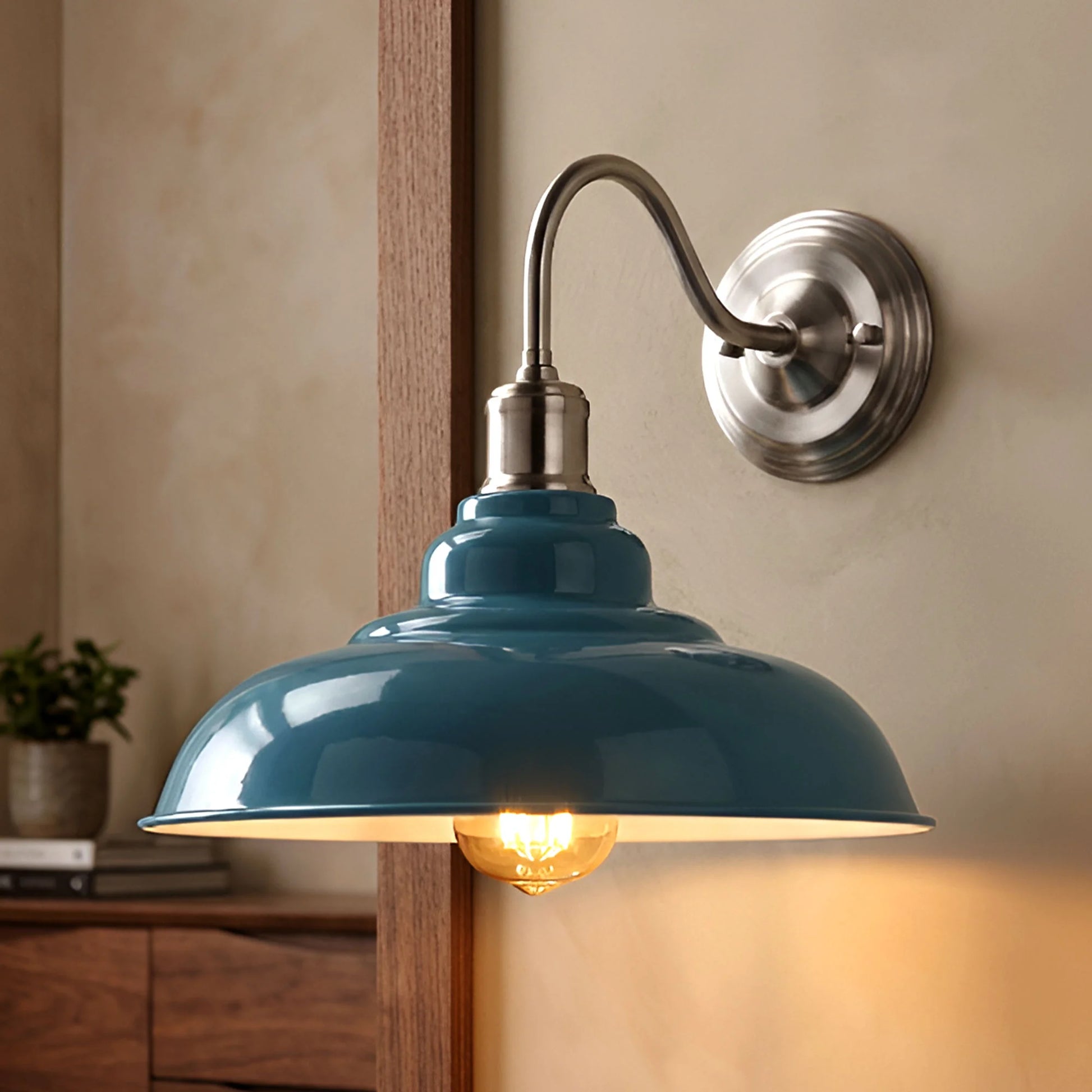 LEDSone Applique murale industrielle de style Edison en métal rétro pour chambre à coucher, couloir, bar, loft café 