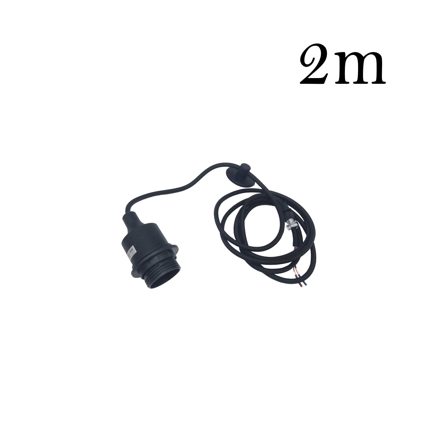 Black bulb holder 2m