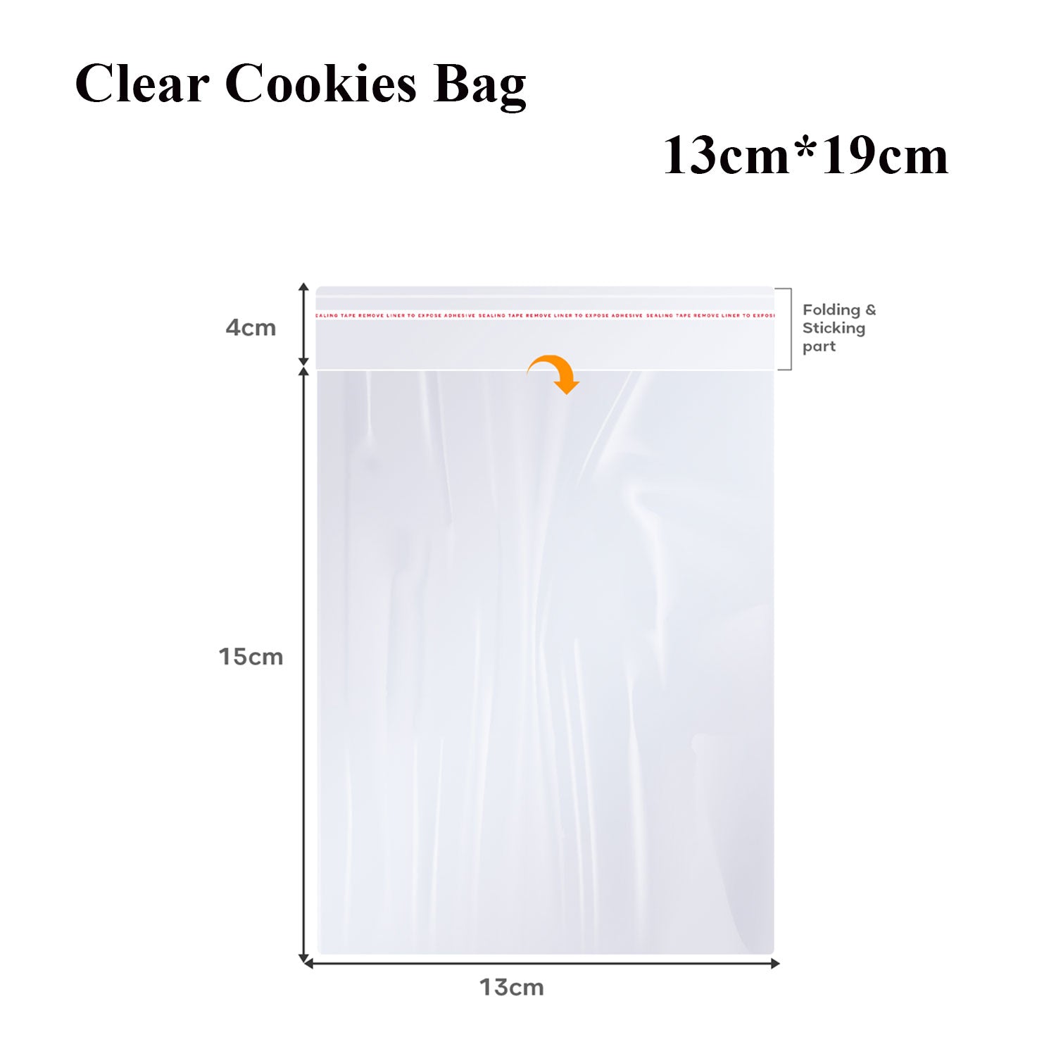 Clear  Self Sealing Bag