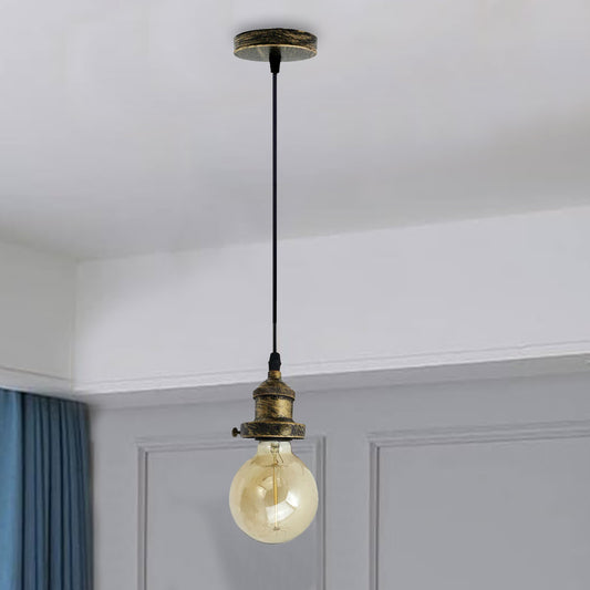 E27 plafond Rose luminaire Vintage industriel suspension lampe porte-ampoule lumière ~ 2208