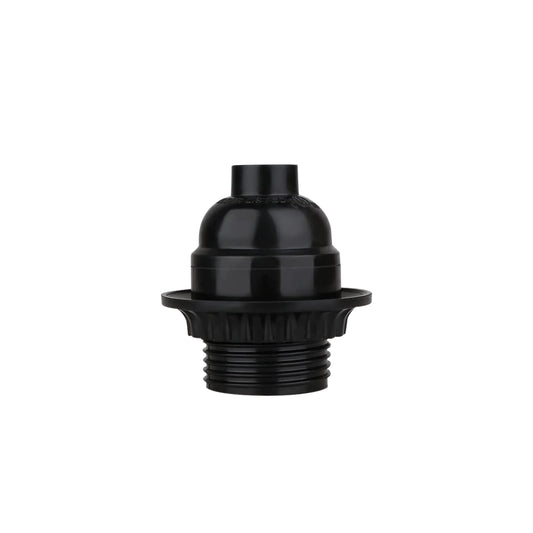 Ampoule E27, support de douille suspendue, vis Edison, support de lampe en plastique noir ~ 4388