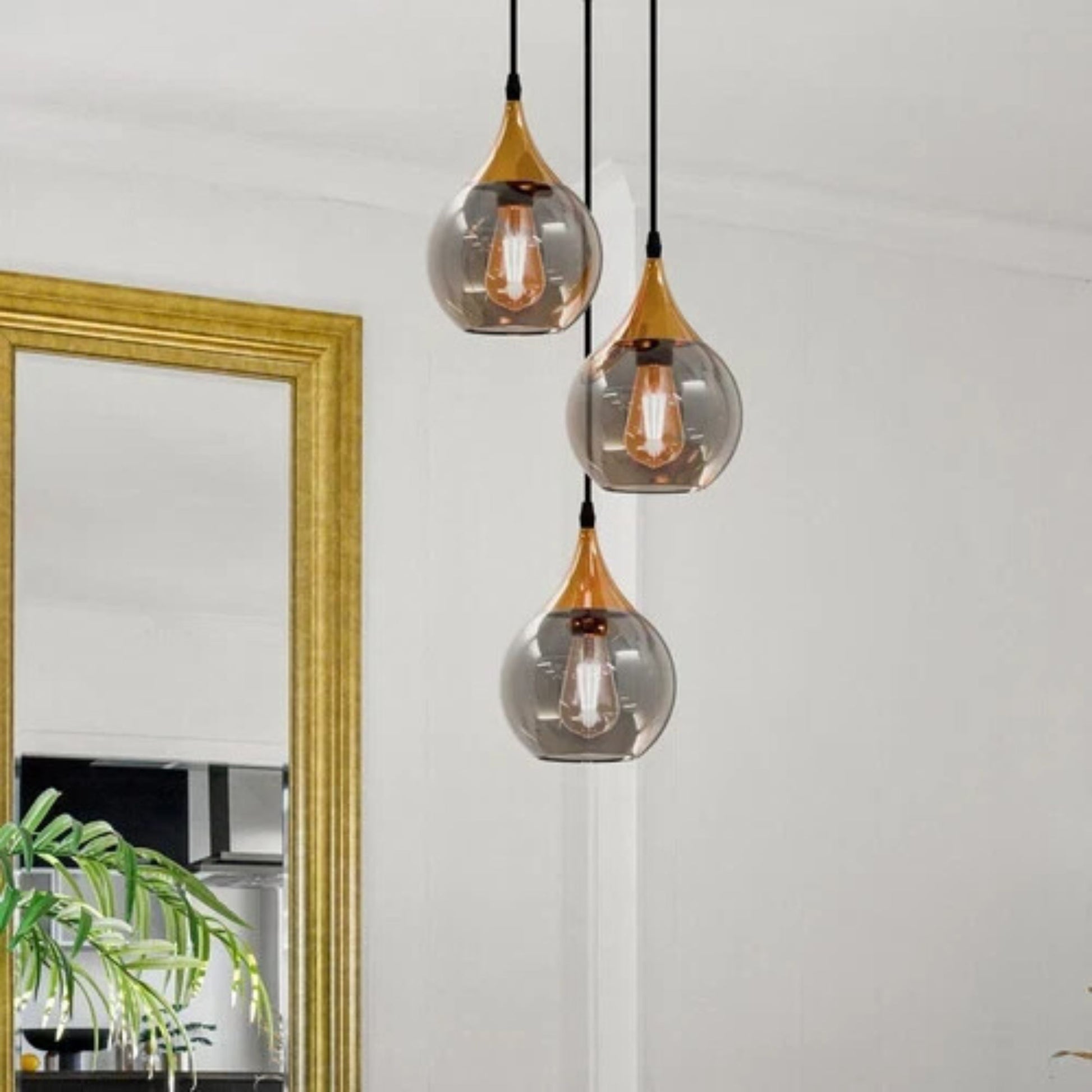  Lustre Suspendu 3 Lampes