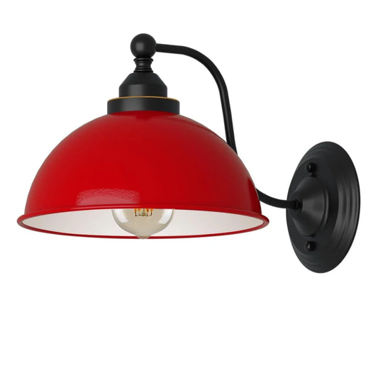 LEDSone Applique Murale Industrielle Vintage Dôme Métal 21cm E27 ~1531