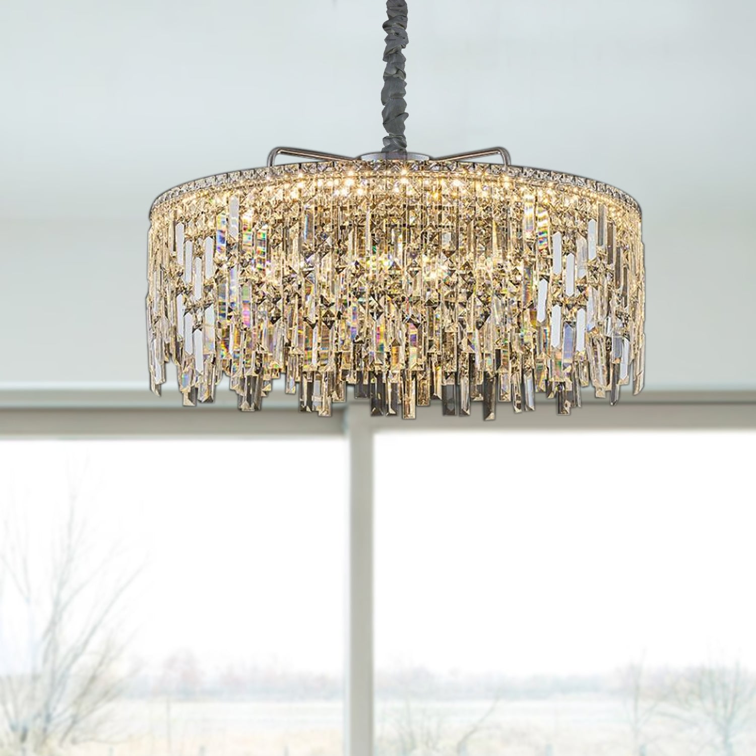 Crystal Drop Chandelier