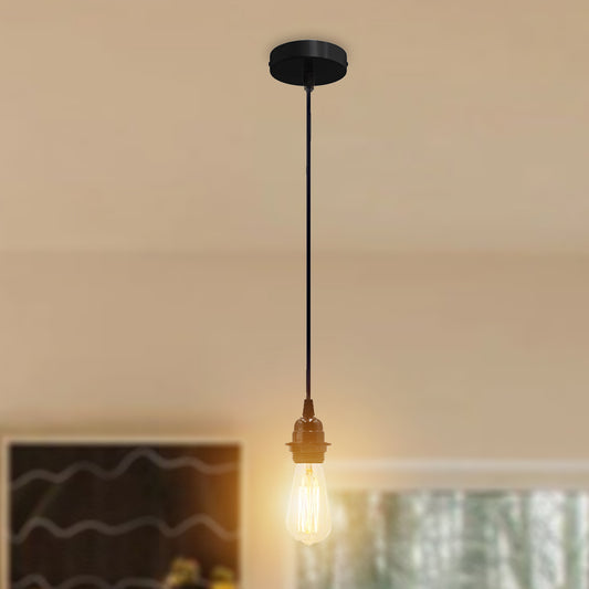 Plafond à sortie unique E27 bricolage plafonnier PVC Flex Cluster support de lampe suspendue ~ 3425