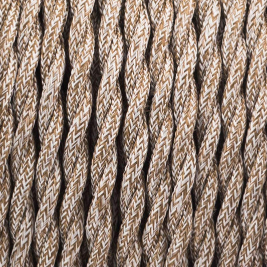 Tissu multi torsadé 0.75mm~4884 de couleur de tweed de Brown de câble électrique de 2 noyaux