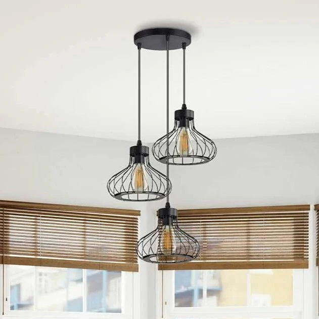 Black Ceiling pendant light fixture