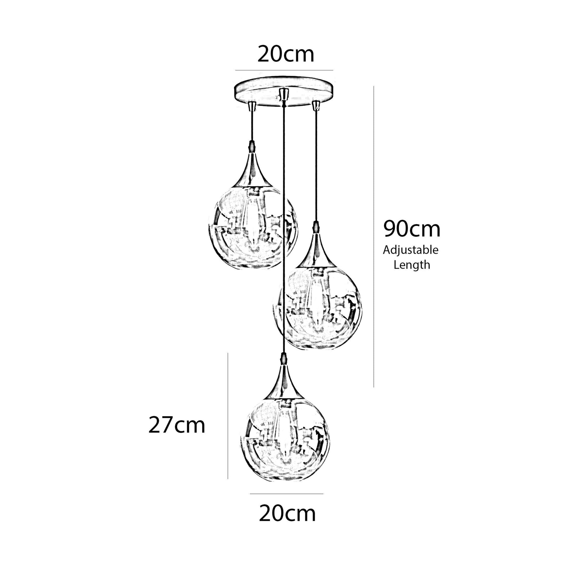 lustre pour salle de bain