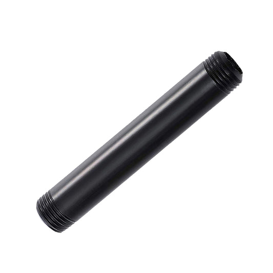 Raccords d'éclairage filetés en fer, tube malléable noir BSP de 40cm ~ 3534
