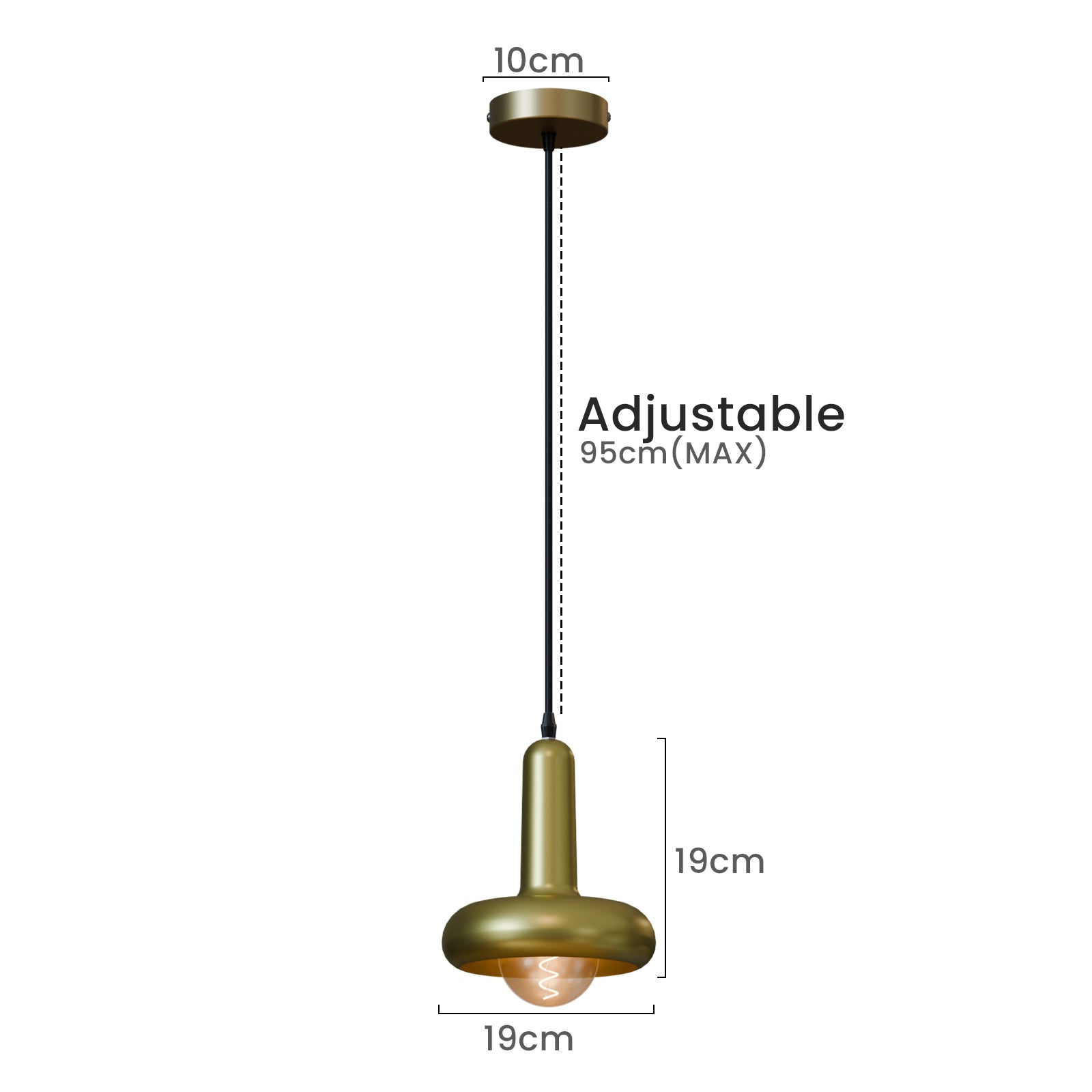 brass Morandi Pendant Light