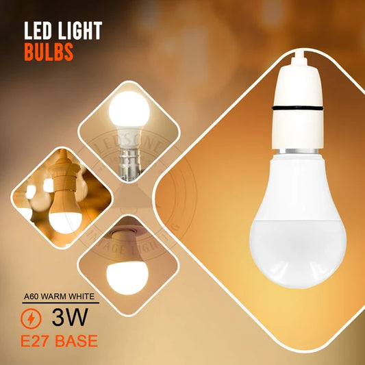 LEDSone Ampoule LED E27/ B22 Blanc Chaud Globe A60 Dépolie Éclairage Rétro Vintage Non Dimmable ~2237