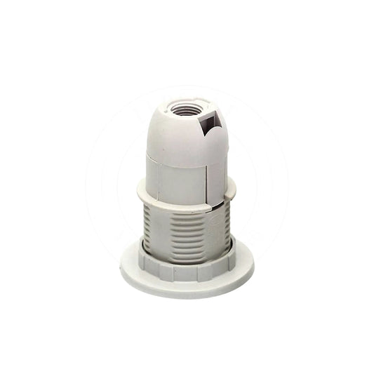 Douille E14, douille Edison, petite vis, support de lampe en plastique blanc ~ 4360