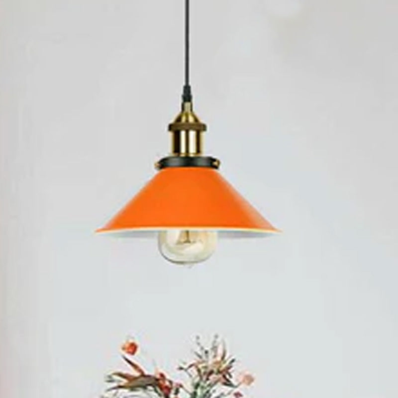 Retro Orange Ceiling Wall Lamp Shade Pendant Light