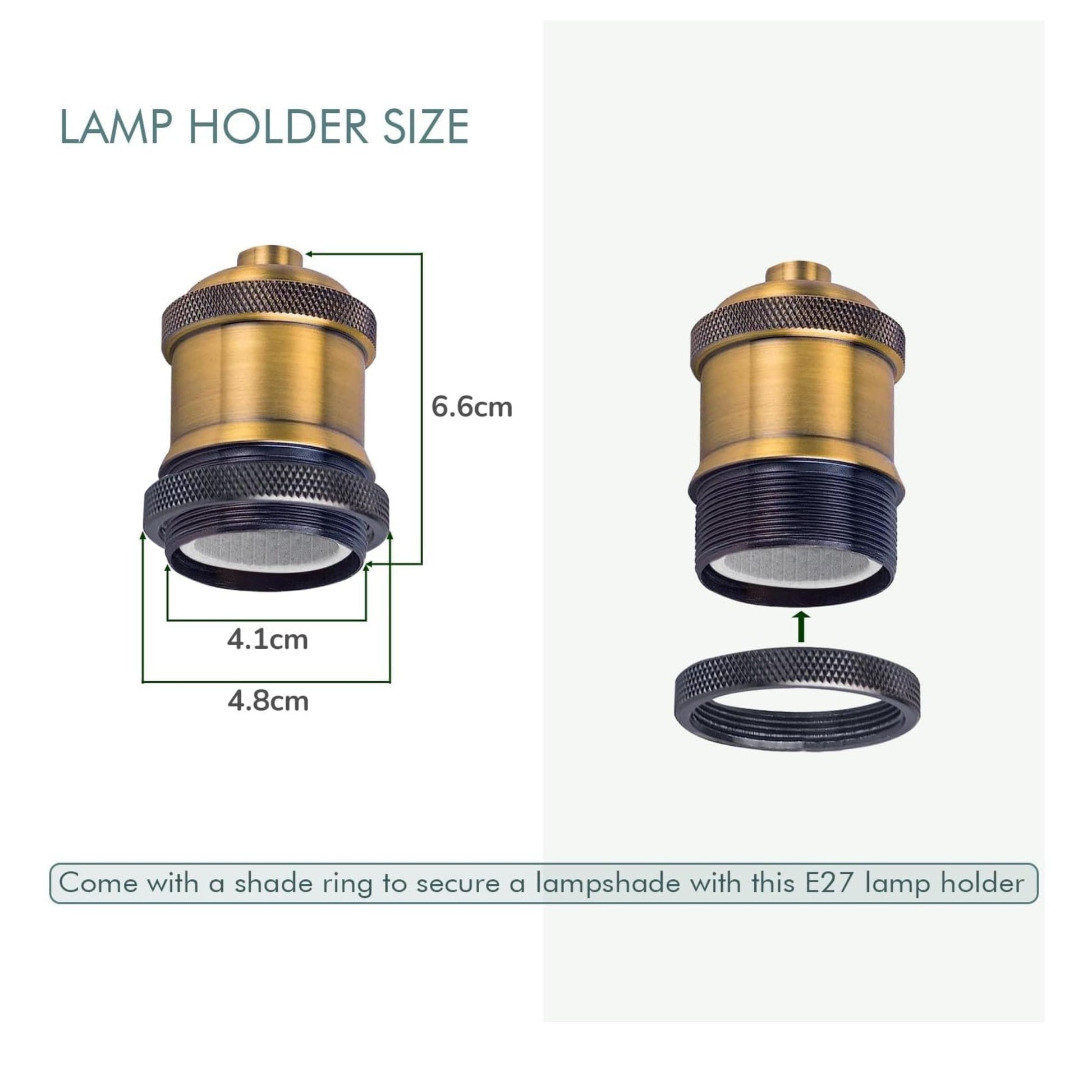 kit suspension industrielle vintage Lamp holder