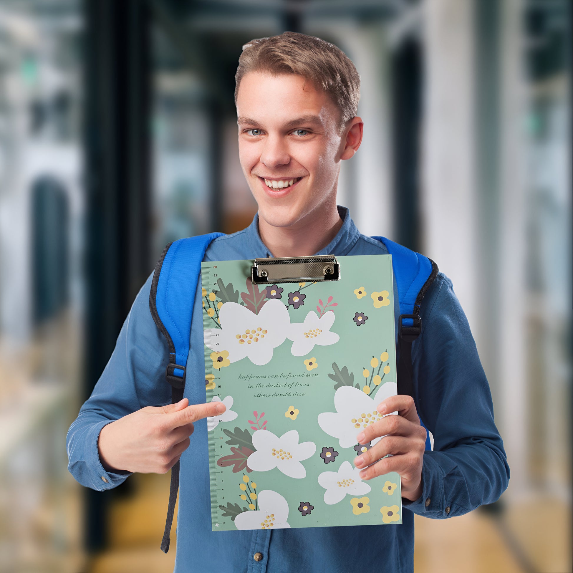 Floral Print Paper  Clipboard