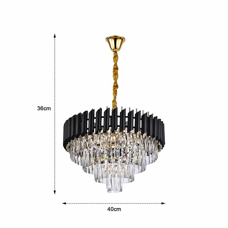 Black And Gold Chandelier