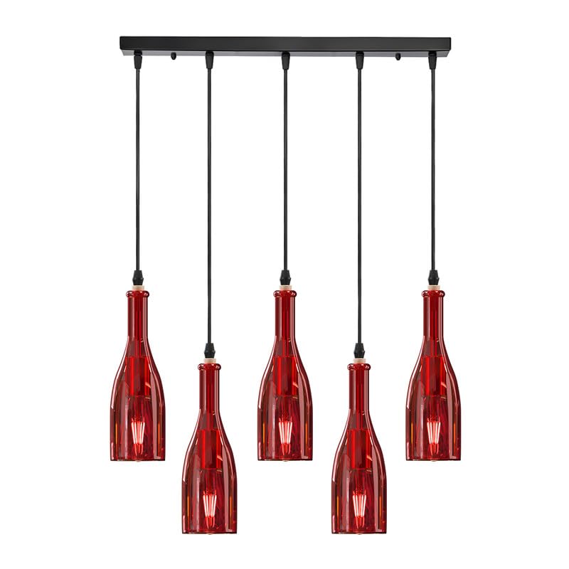 light bottle-shaped pendant