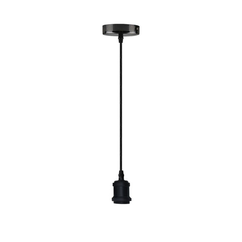 Support de lampe E27 de 2m, luminaire suspendu, câble rond, support de Base E27 ~ 1727