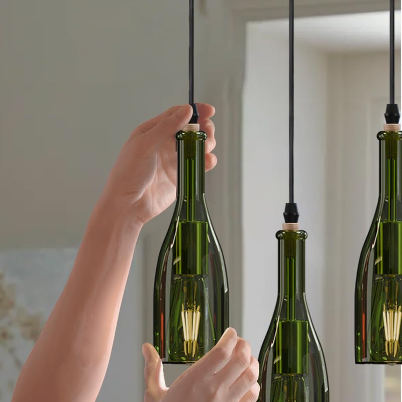 bottle-shaped light led pendan
