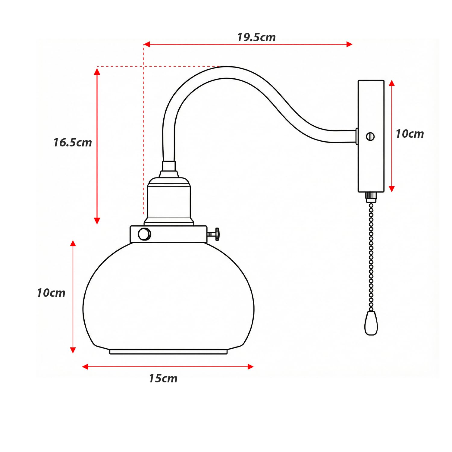 industrielle retro lampe vitra