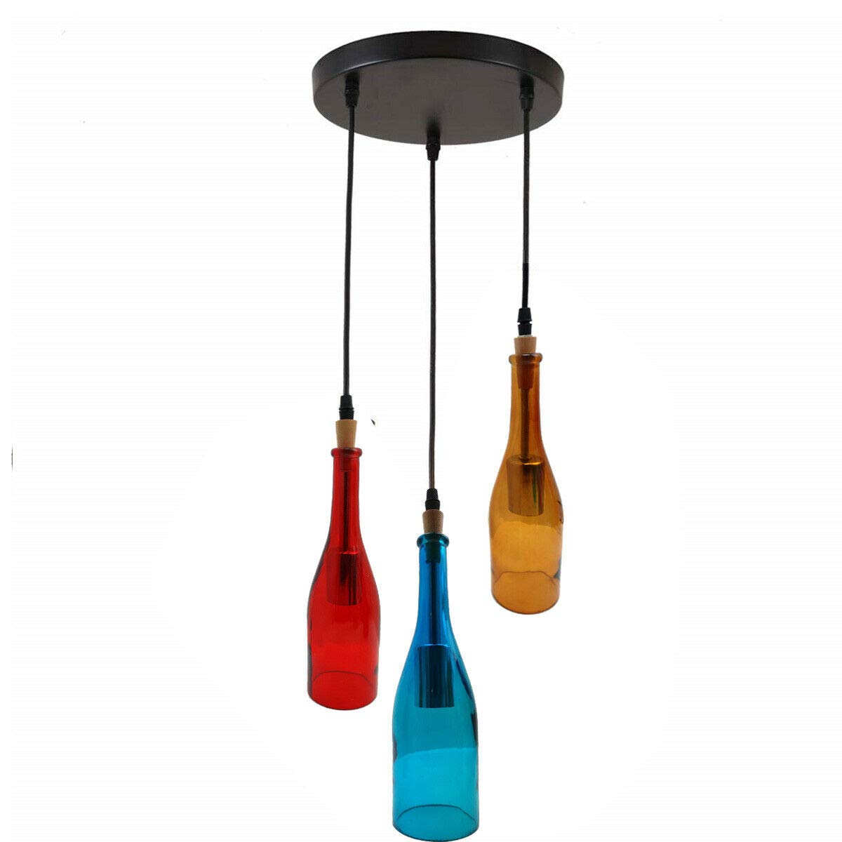 led pendant bottle-shaped