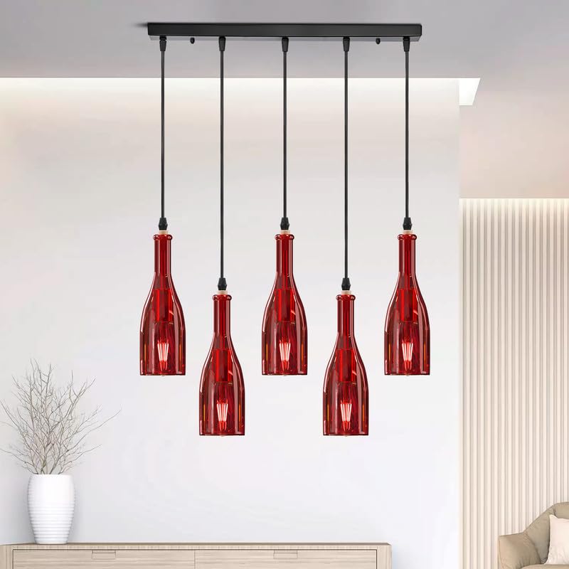 light bottle-shaped pendant