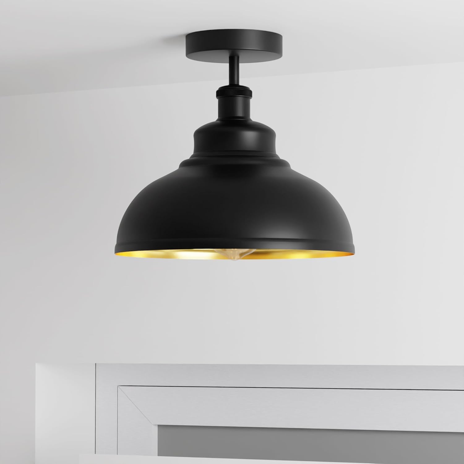 bain plafonnier lustre abat