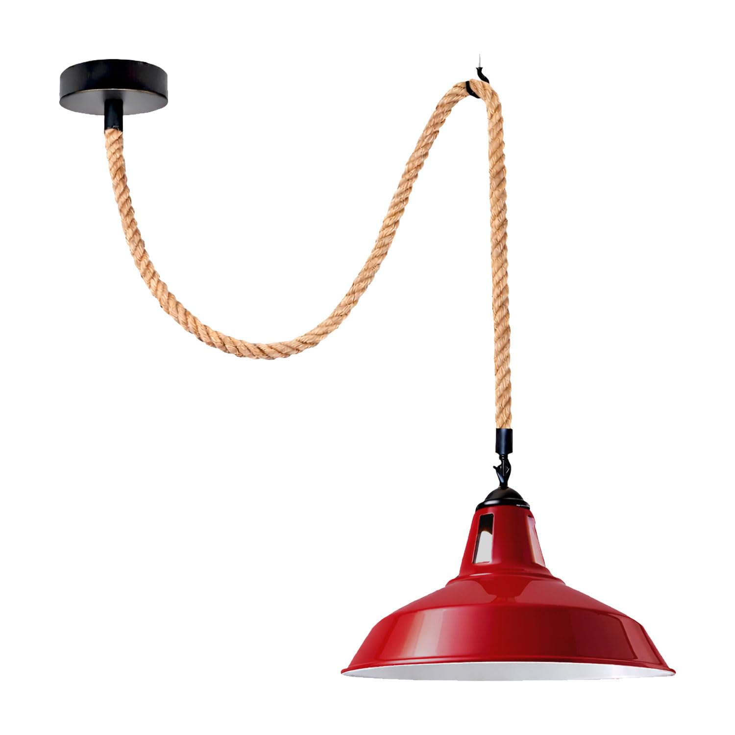 lustre chanvre pour restaurant vintage