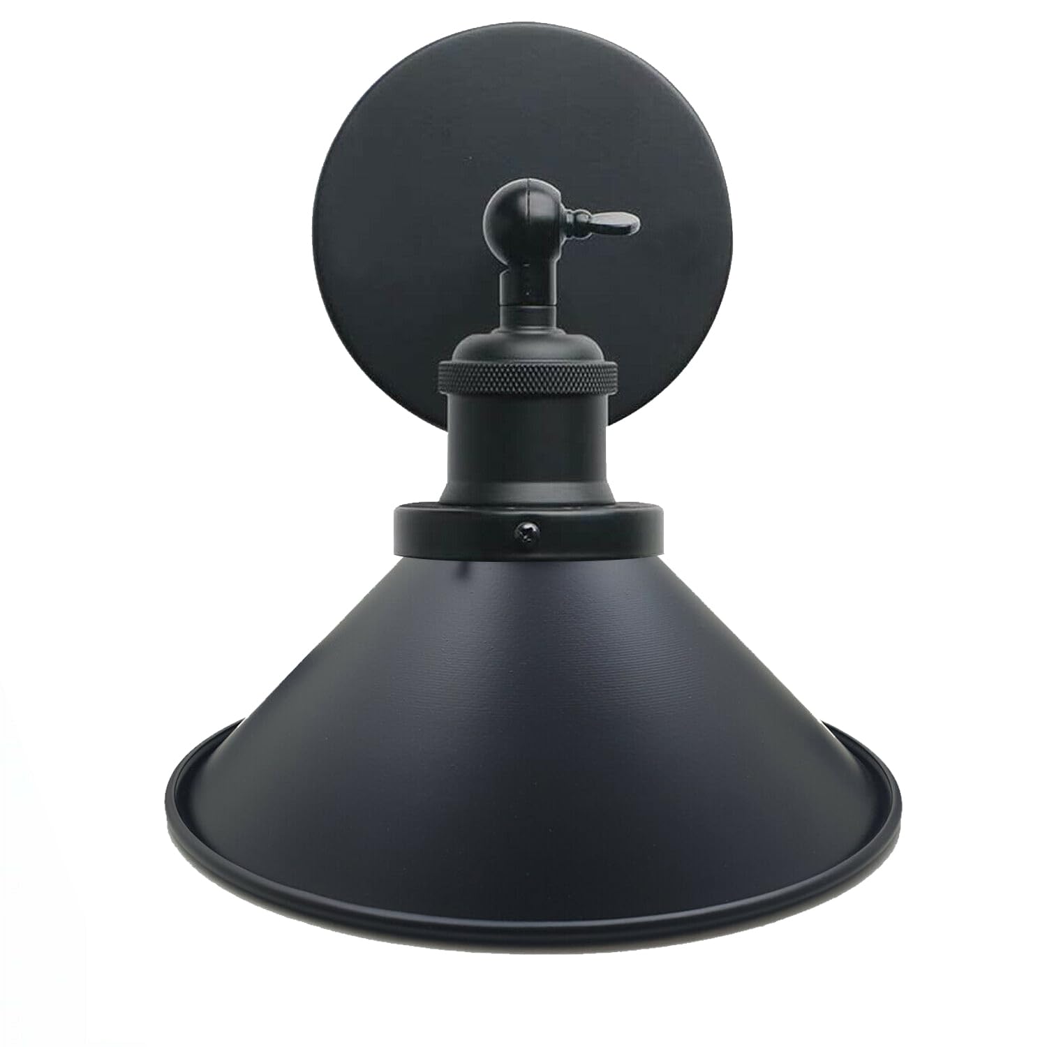 Applique rétro orientée vers le bas comme lampe de chevet murale dans une chambre