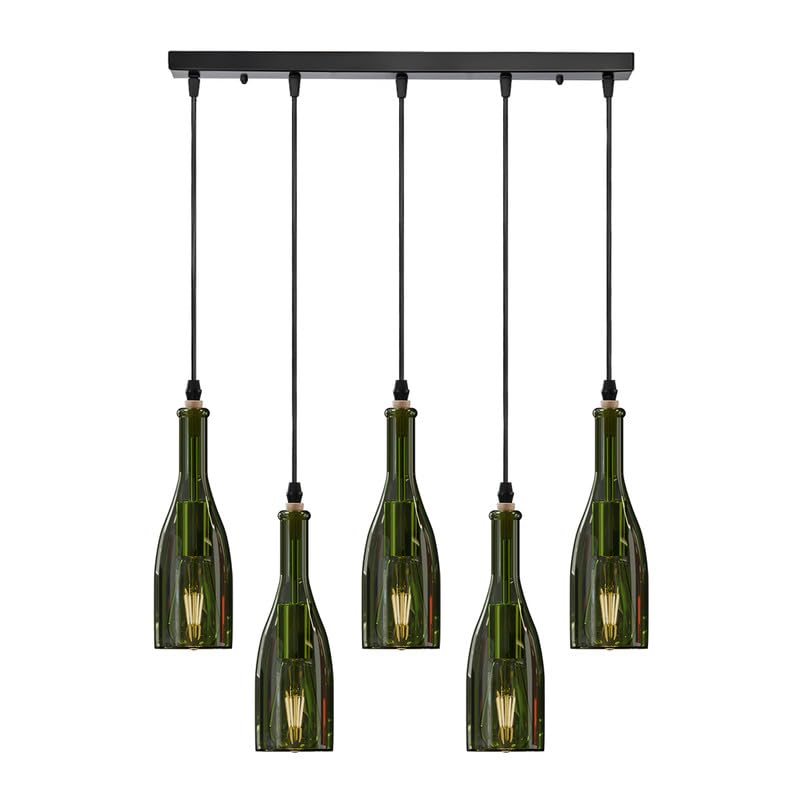 bottle-shaped light led pendan