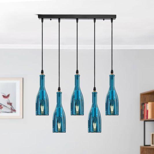 led pendant bottle-shaped