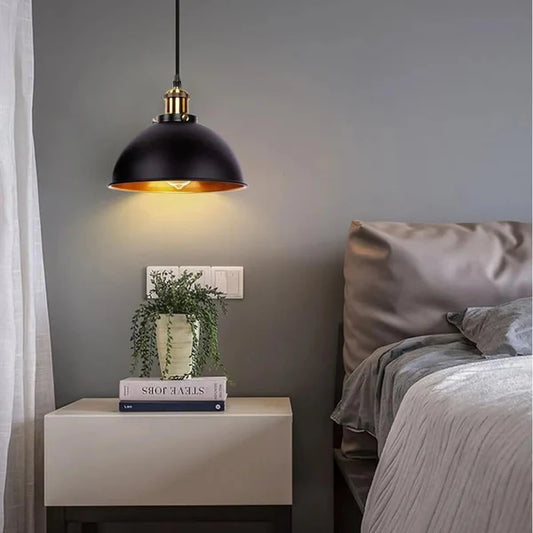 Lot de 3 suspensions simples E27 en métal ~2016