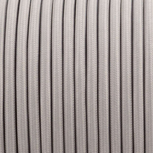 Câble flexible gris rond en tissu tressé Vintage, 10m, 3 conducteurs, 0.75mm ~ 4609