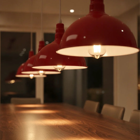 LEDSone Suspension Luminaire Industrielle en Métal - Hauteur Réglable E27 ~1822
