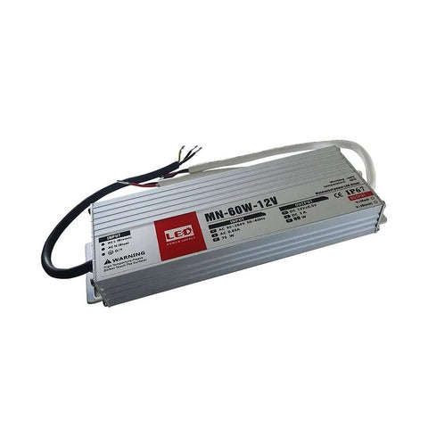 Pilote LED Slim DC 12V, étanche IP67, 60w à 200w, adaptateur d'alimentation ~ 1432