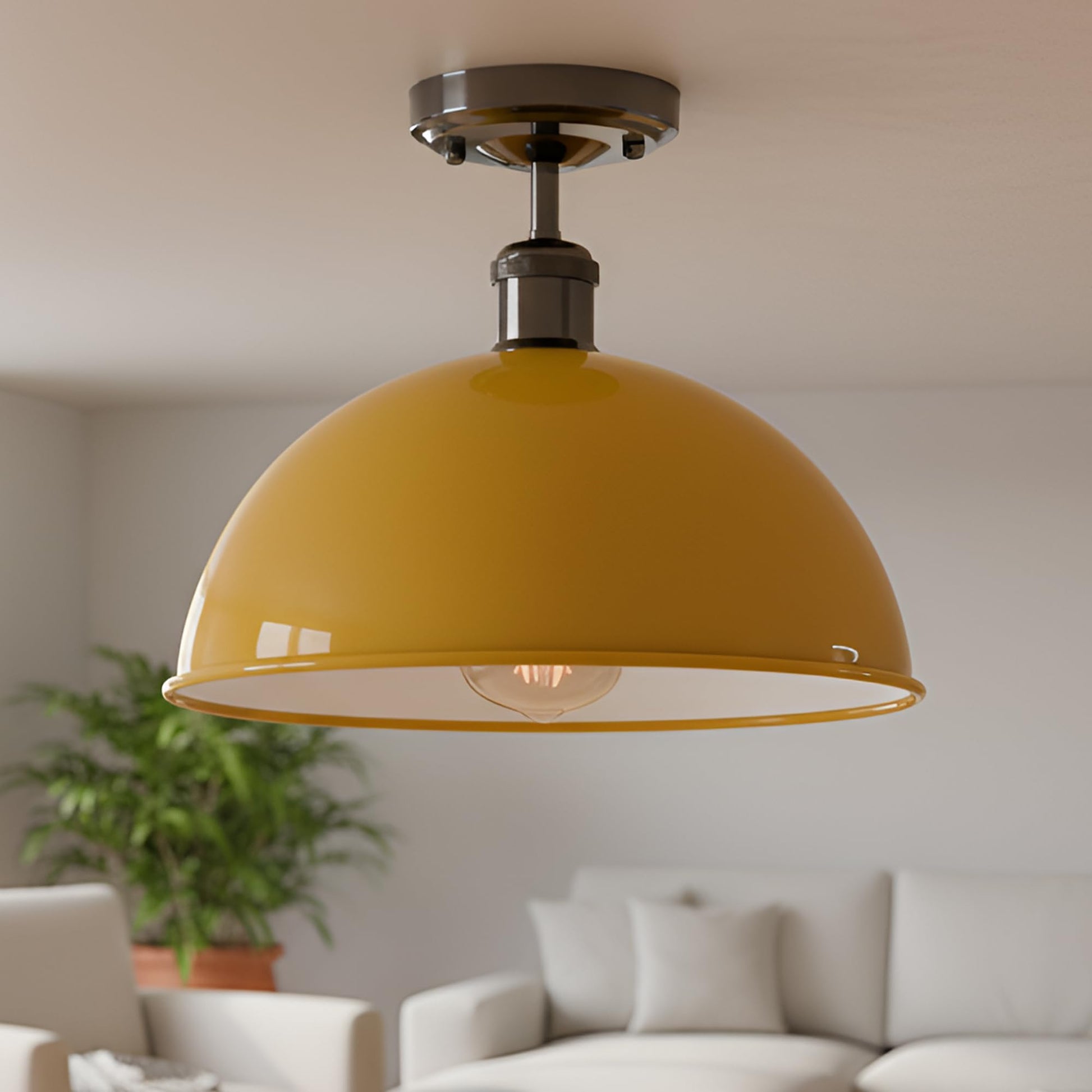 metal light fixture ceiling