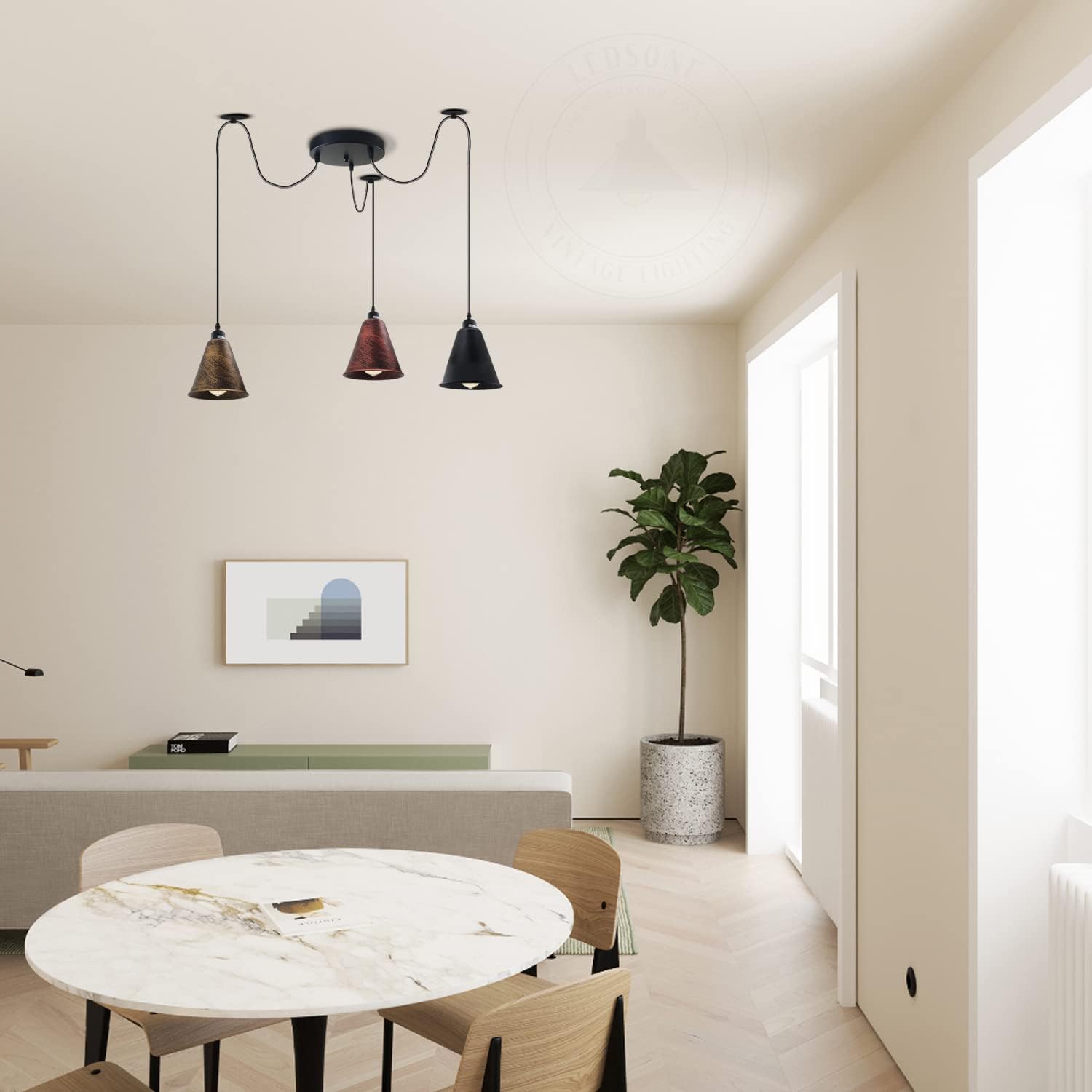 light metal fixture ceiling