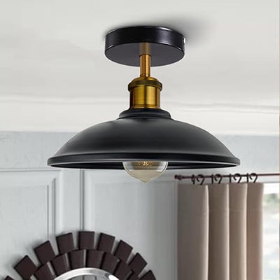 Plafonnier semi-encastré vintage traditionnel pour couloirs ~1731