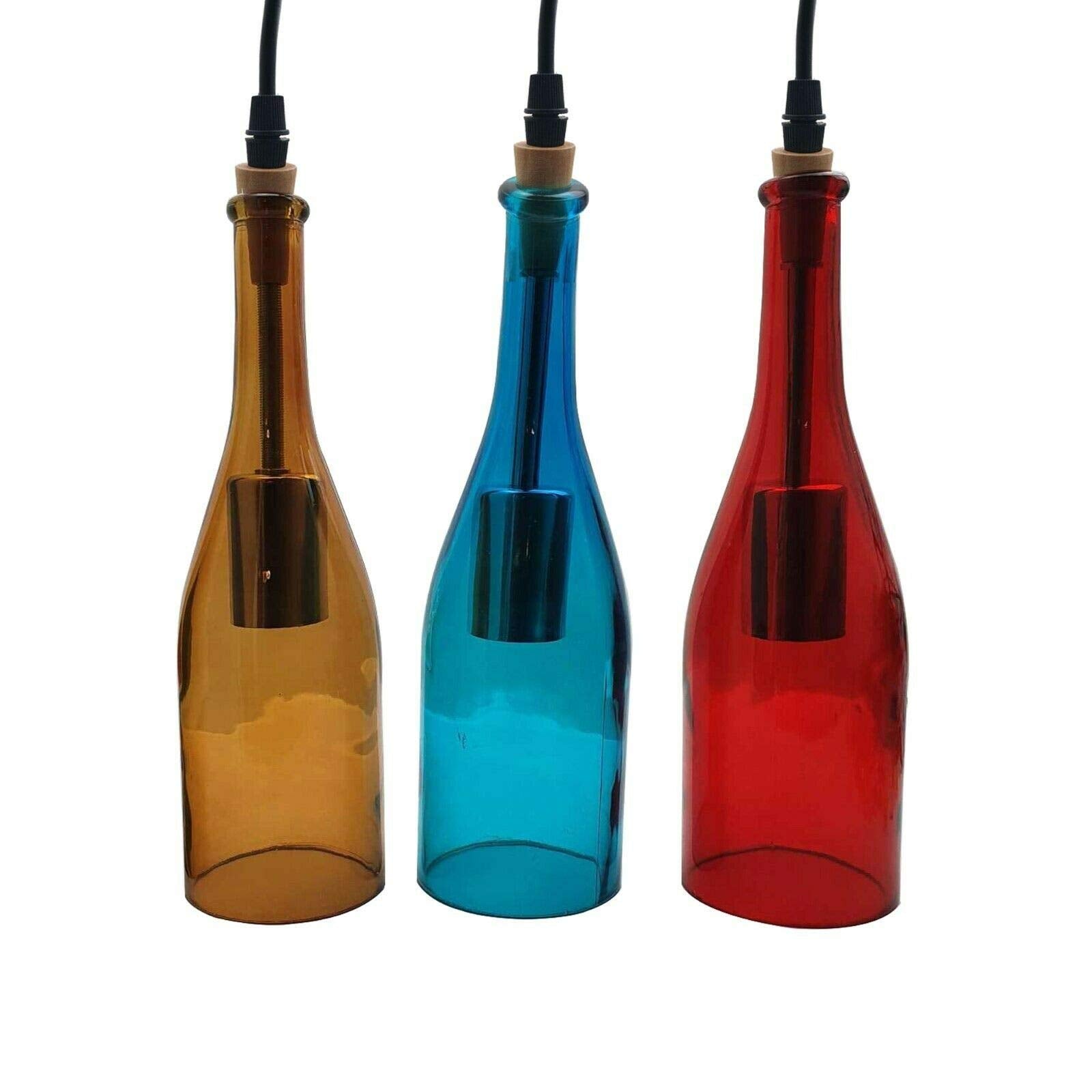 led pendant bottle-shaped