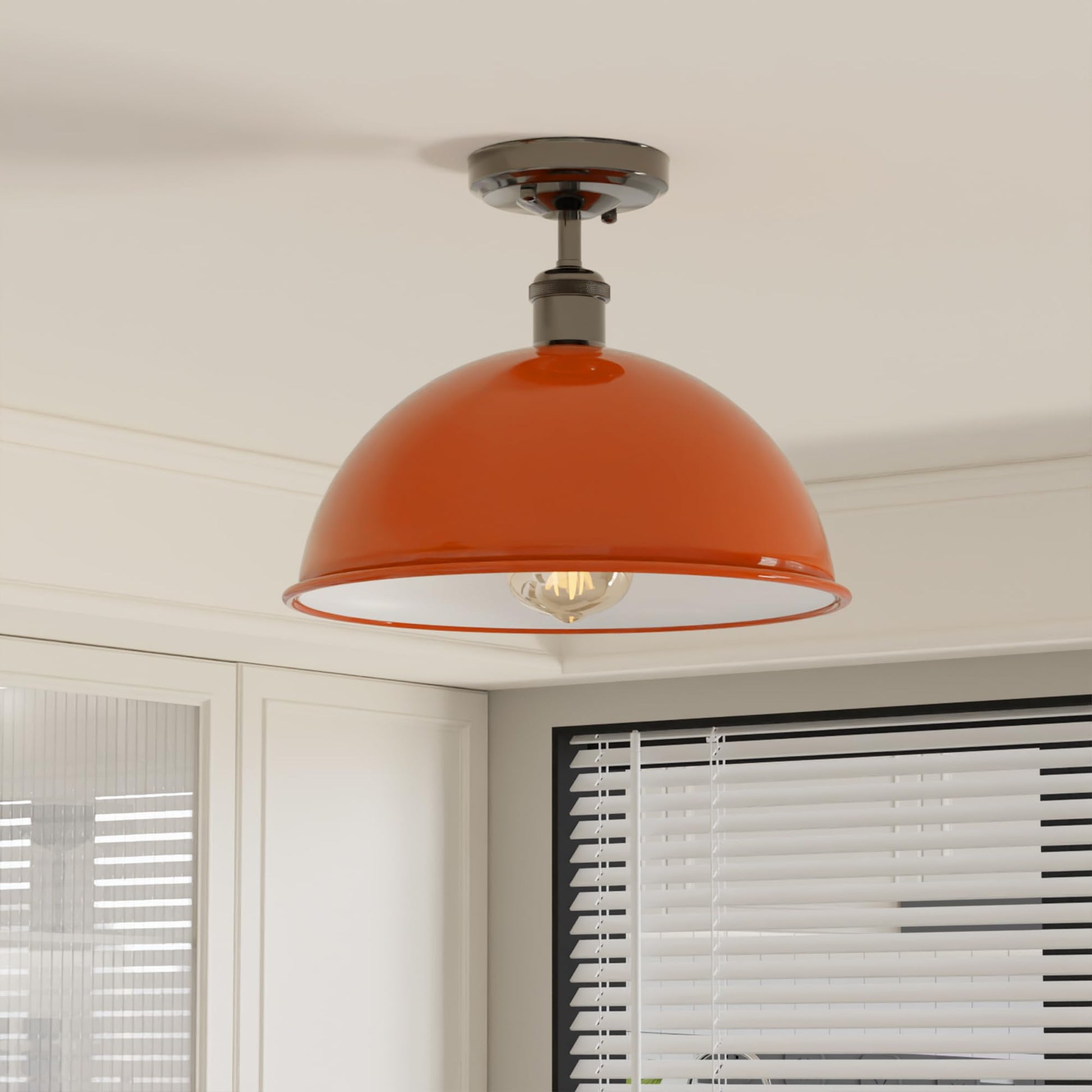 metal light fixture ceiling